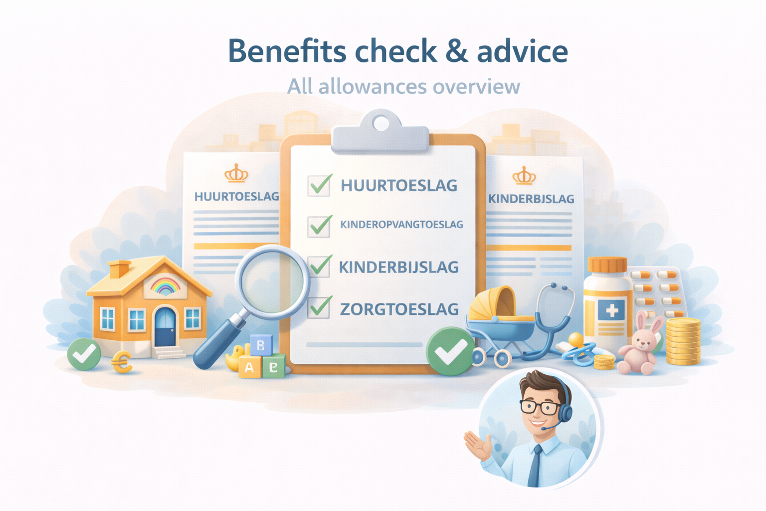 Benefits check & advice (all allowances overview)